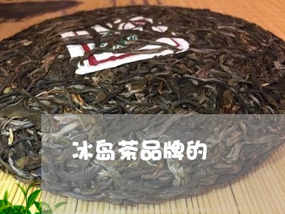 冰岛茶品牌的/2023090758570