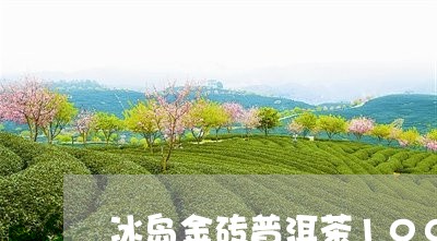 冰岛金砖普洱茶1000g/2023112453726