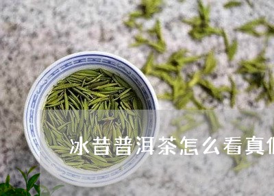 冰昔普洱茶怎么看真假/2023092778793