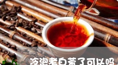 冷泡老白茶了可以吗/2023121707251