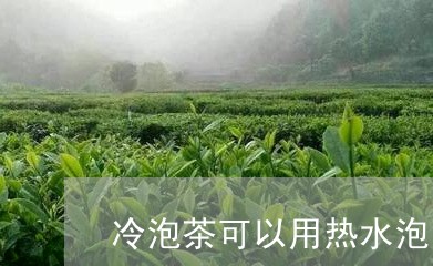 冷泡茶可以用热水泡吗/2023092071784