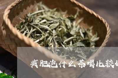 减肥泡什么茶喝比较好/2023071428461