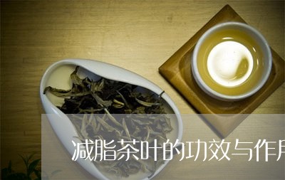 减脂茶叶的功效与作用/2023071613803