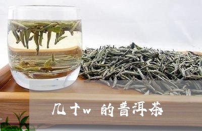 几十w的普洱茶/2023102695259