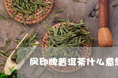 凤印牌普洱茶什么意思/2023092765917