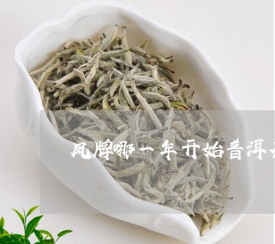 凤牌哪一年开始普洱茶/2023061560504