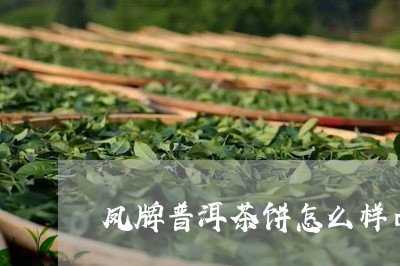 凤牌普洱茶饼怎么样口感/2023102597262