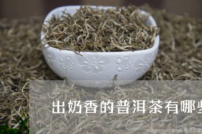 出奶香的普洱茶有哪些/2023120611636