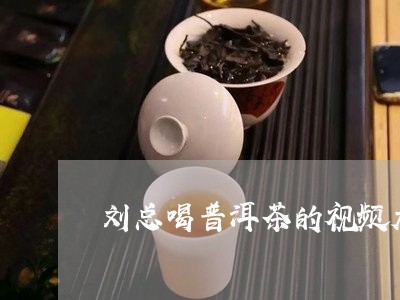 刘总喝普洱茶的视频大全/2023081695047