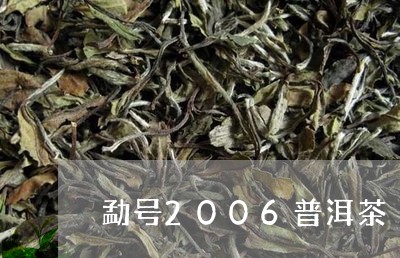 勐号2006普洱茶/2023091418374