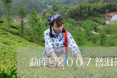 勐库号2007普洱茶/2023080314168