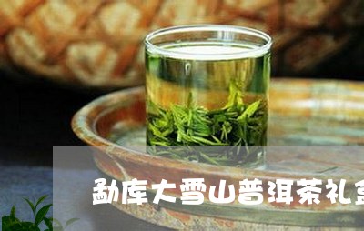 勐库大雪山普洱茶礼盒/2023092754936