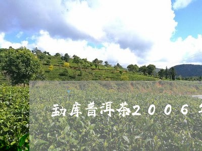 勐库普洱茶2006年/2023062714158