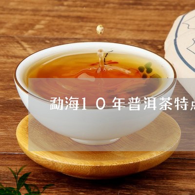 勐海10年普洱茶特点/2023100768293