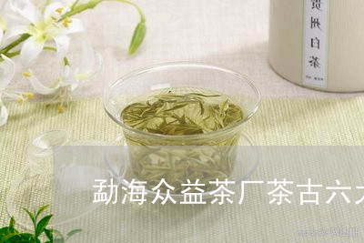 勐海众益茶厂茶古六大茶山/2023051215270