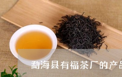 勐海县有福茶厂的产品/2023060912759