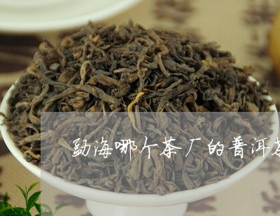 勐海哪个茶厂的普洱茶好/2023122071695