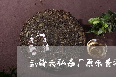 勐海天弘茶厂原味普洱茶/2023081462849