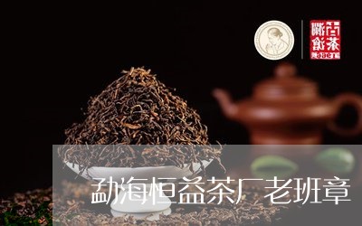 勐海恒益茶厂老班章/2023042879692