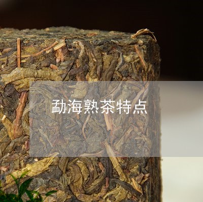 勐海熟茶特点/2023042953198