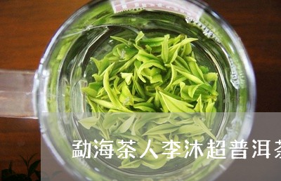 勐海茶人李沐超普洱茶/2023062365038