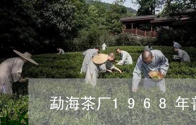 勐海茶厂1968年普洱茶多少钱/2023060210704