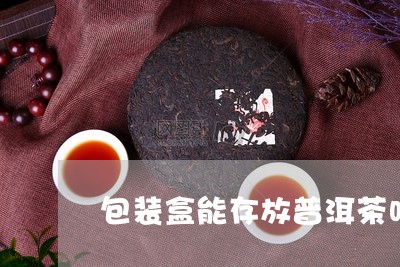 包装盒能存放普洱茶吗/2023072111714