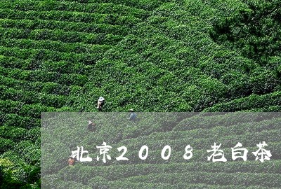 北京2008老白茶/2023071315047