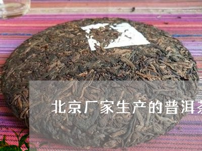 北京厂家生产的普洱茶/2023100659482