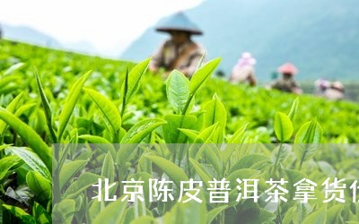 北京陈皮普洱茶拿货价多少/2023112484926