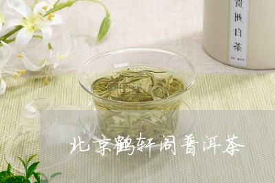 北京鹤轩阁普洱茶/2023120418492