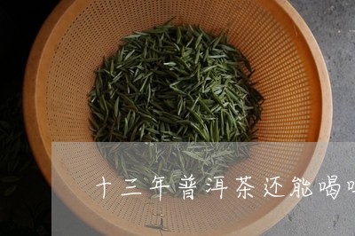 十三年普洱茶还能喝吗/2023062250604