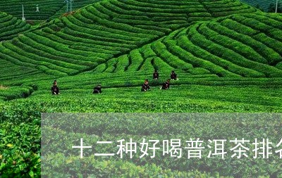 十二种好喝普洱茶排名第一/2023112835948