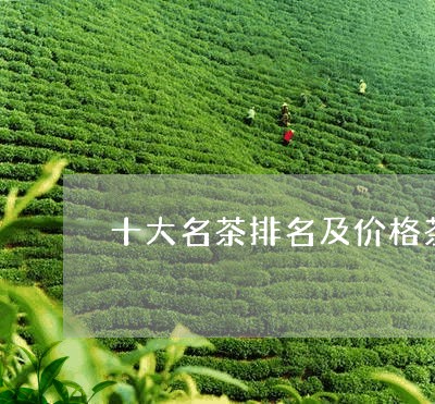 十大名茶排名及价格茶/2023071595148