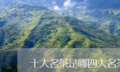 十大名茶是哪四大名茶/2023071635058