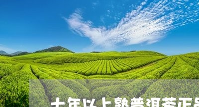 十年以上熟普洱茶正品/2023112430681