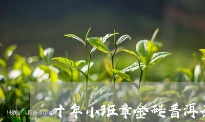 十年小班章金砖普洱茶/2023072180415