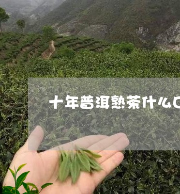 十年普洱熟茶什么口感/2023092476259