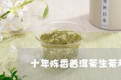 十年陈香普洱茶生茶老同志/2023110295947