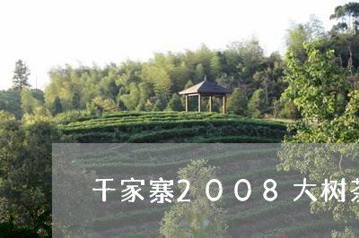 千家寨2008大树茶普洱茶/2023110573703