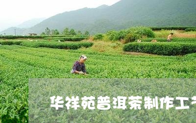 华祥苑普洱茶制作工艺/2023092761506