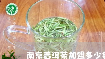 南京普洱茶加盟多少钱/2023092523904