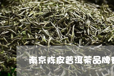 南京陈皮普洱茶品牌有哪些/2023112497493