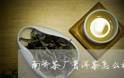 南峤茶厂普洱茶怎么样/2023092960383