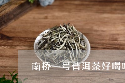 南桥一号普洱茶好喝吗/2023061505836