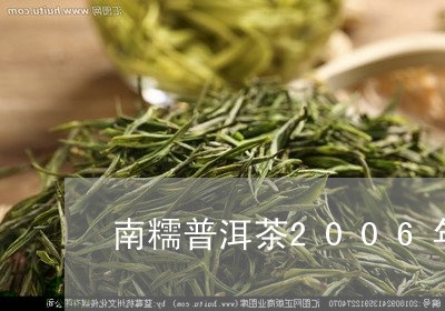 南糯普洱茶2006年/2023100588380