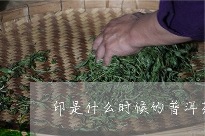 印是什么时候的普洱茶/2023072362847