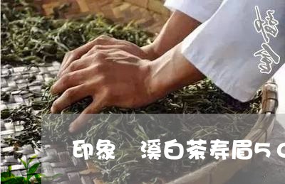 印象磻溪白茶寿眉500g/2023111695147