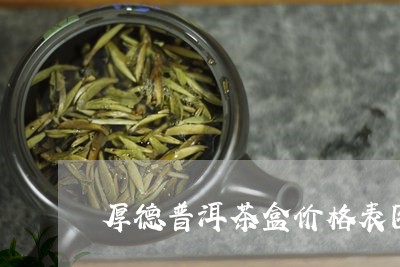 厚德普洱茶盒价格表图片大全/2023082909692