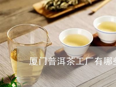 厦门普洱茶工厂有哪些厂/2023101759272